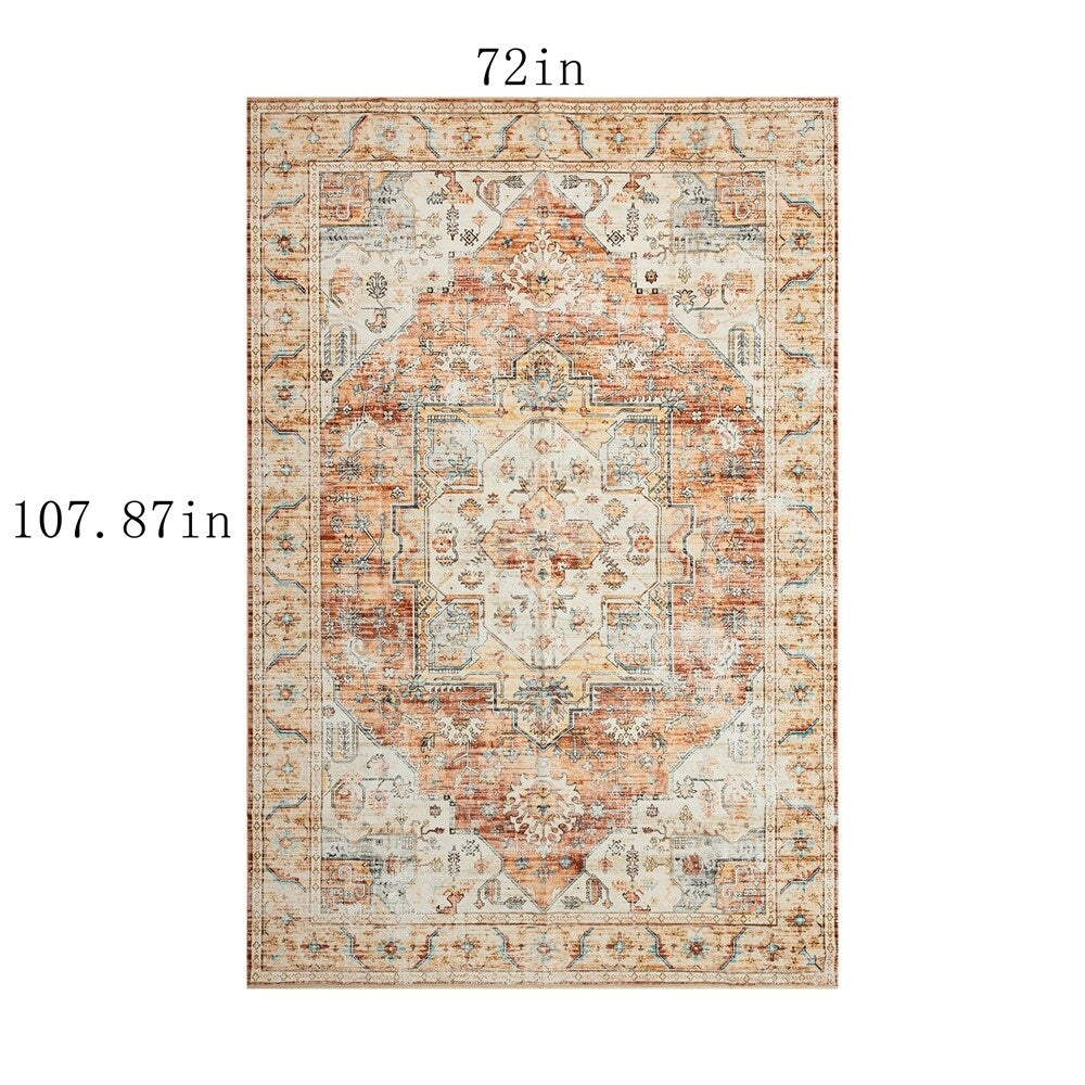 Moderner abstrakter Vintage-Teppich