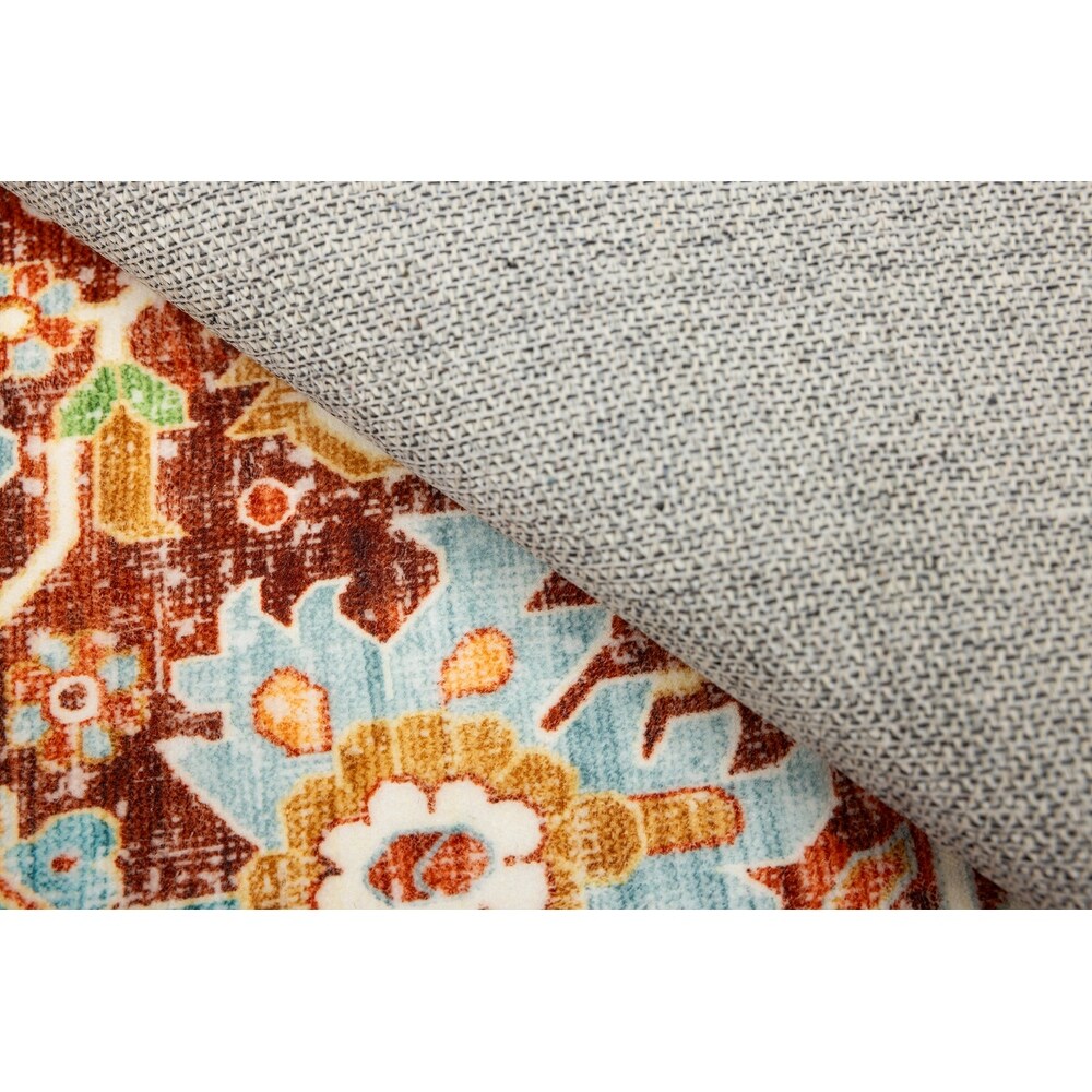 Moderner abstrakter Vintage-Teppich