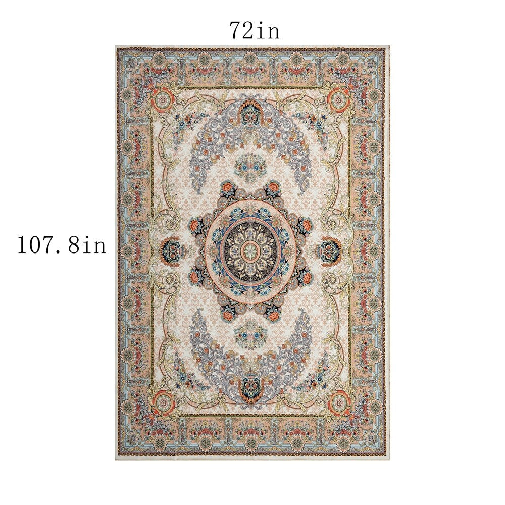 Moderner abstrakter Vintage-Teppich