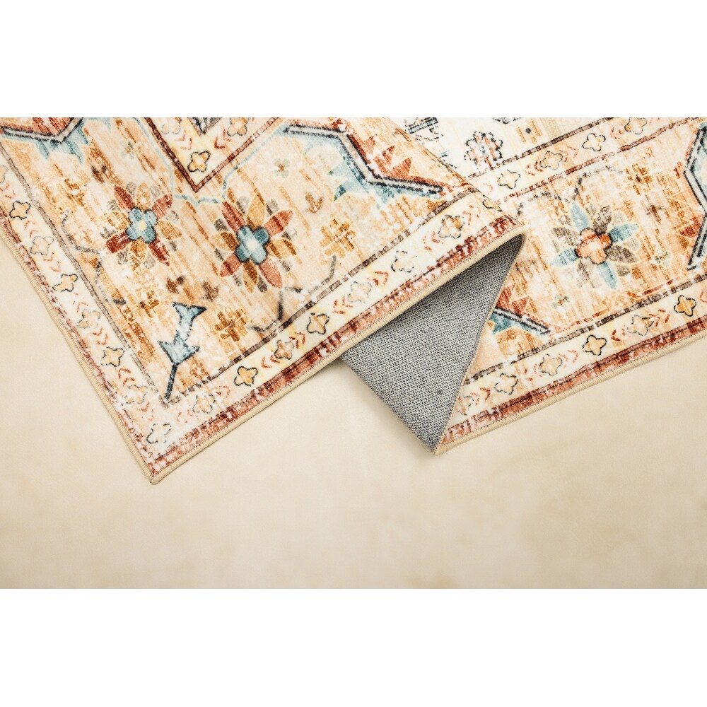 Moderner abstrakter Vintage-Teppich