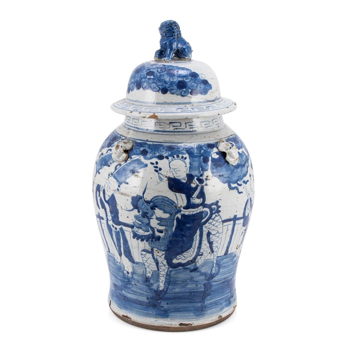 Vintage Tempelglas mit verzaubertem Kindermotiv – groß