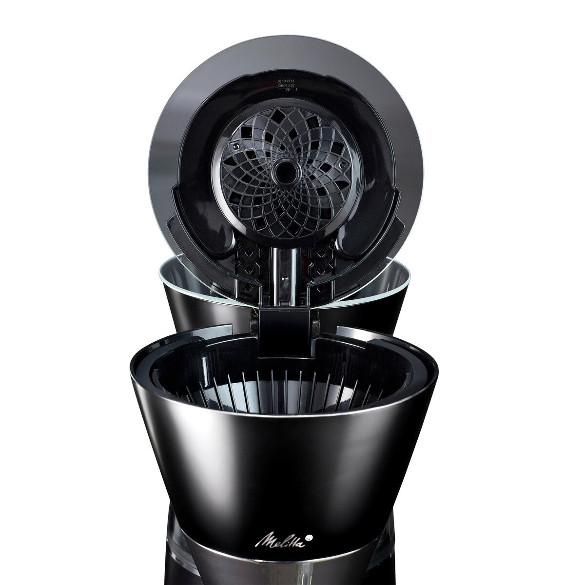Vision 12-Tassen-Luxus-Filterkaffeemaschine mit drehbarem Armaturenbrett