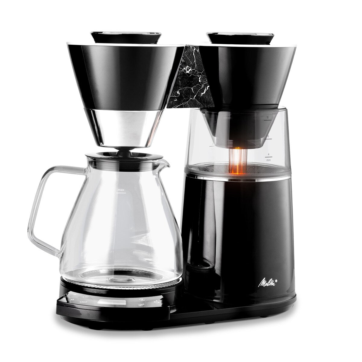 Vision 12-Tassen-Luxus-Filterkaffeemaschine mit drehbarem Armaturenbrett
