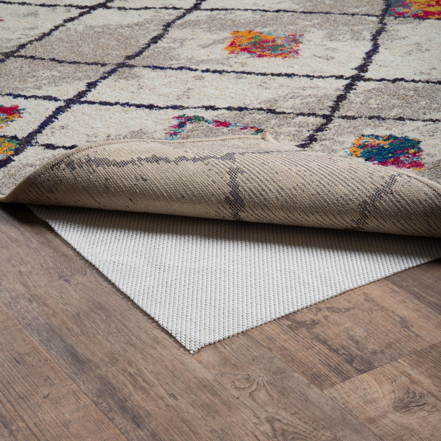 Vista Home Cozy Gepolsterte Teppichunterlage für den Innenbereich. - Beige
