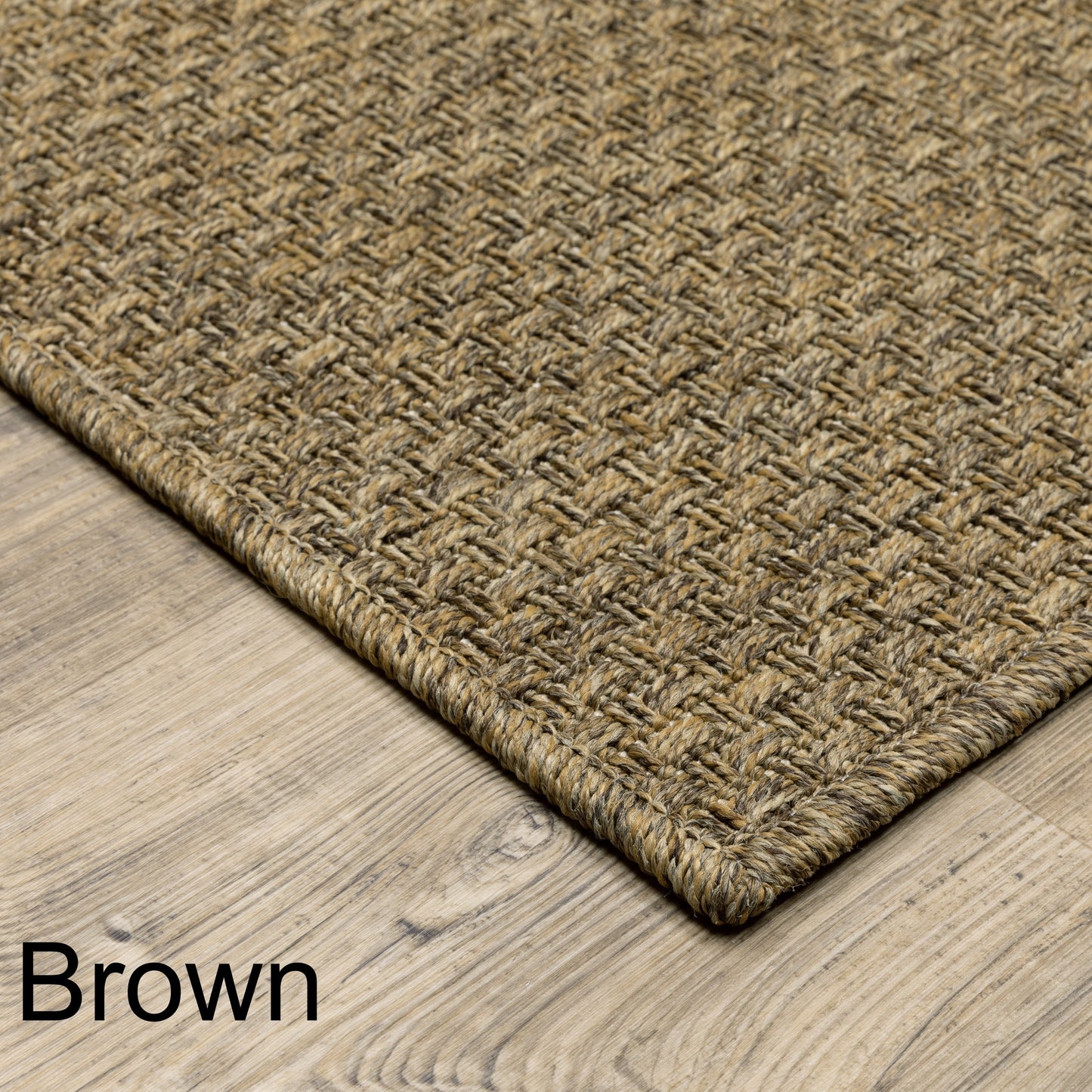 Vista Home Kauai Tonal Basket Weave Teppich für drinnen und draußen.