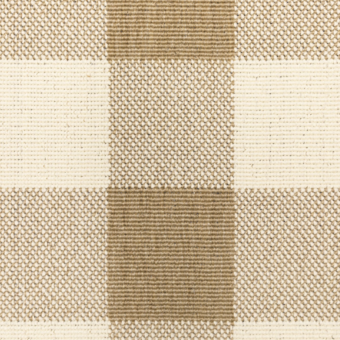 Vista Home Malta Gingham Check Teppich für drinnen und draußen
