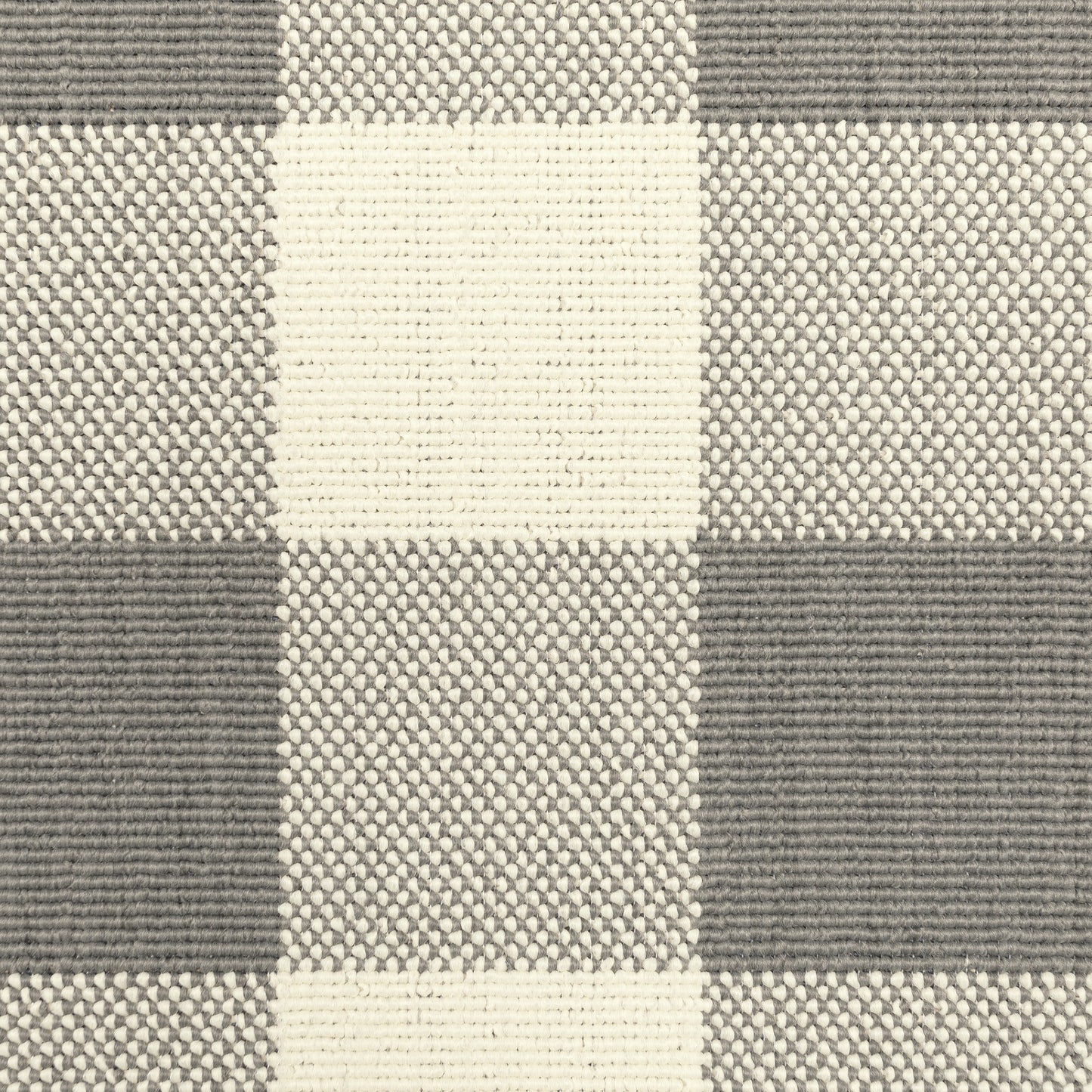 Vista Home Malta Gingham Check Teppich für drinnen und draußen