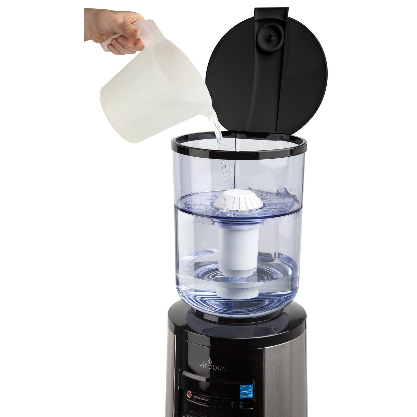 Vitapur-Wasserfiltersystem für Toplader-Wasserspender