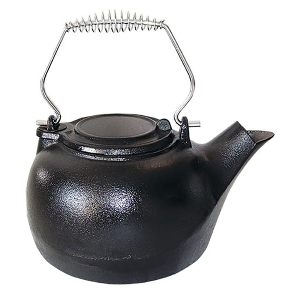 Vogelzang TK-02 Teekessel aus Gusseisen, 3 Quart, Dampfgarer, Luftbefeuchter, Schwarz – 11