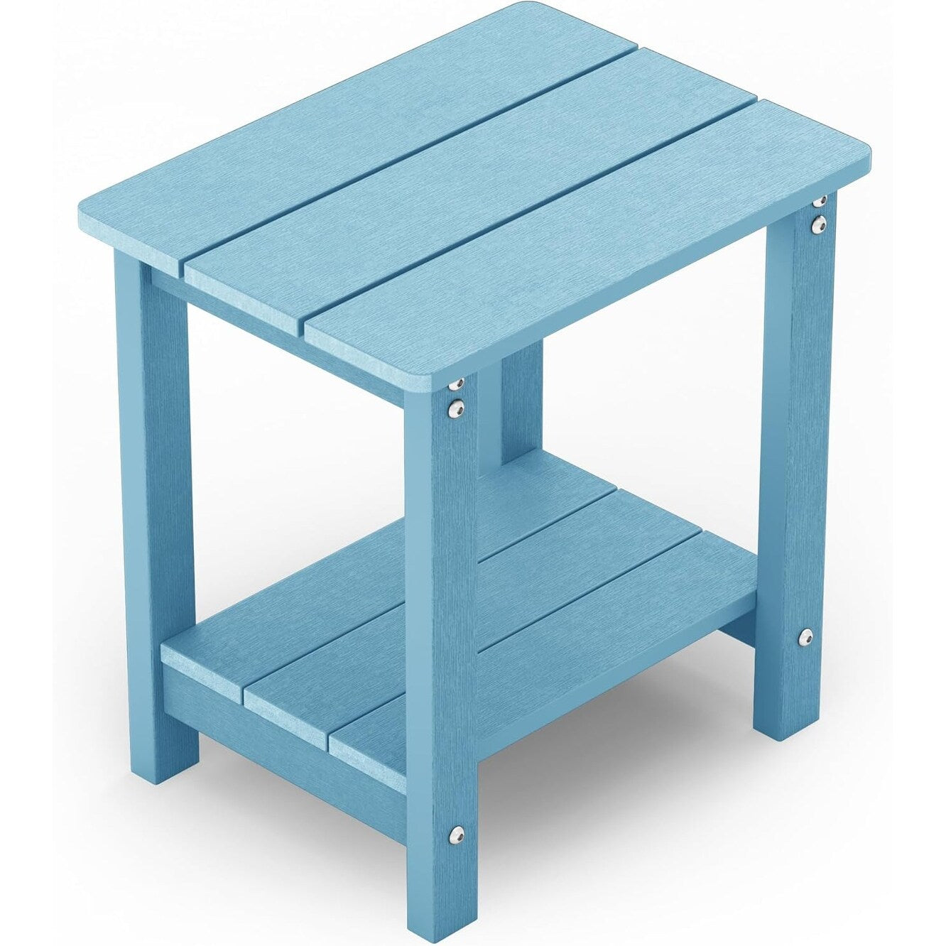 WINSOON Allwetter-Beistelltische für den Außenbereich, HIPS, 2-stufige Adirondack-Tische, 45,7 cm