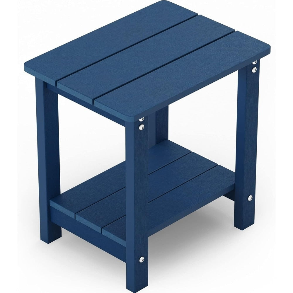 WINSOON Allwetter-Beistelltische für den Außenbereich, HIPS, 2-stufige Adirondack-Tische, 45,7 cm