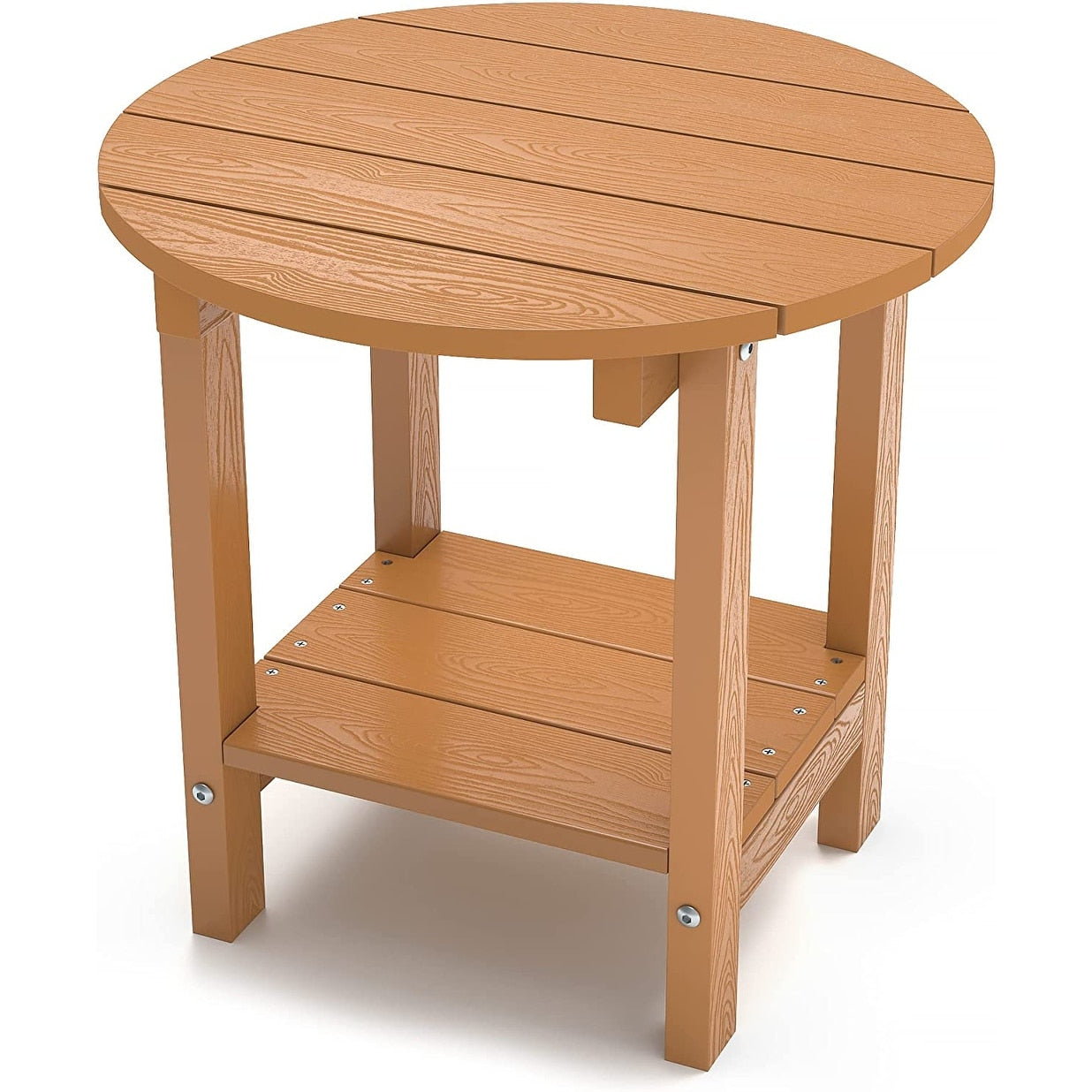 WINSOON Allwetter-Beistelltische für den Außenbereich, HIPS, 2-stufige Adirondack-Tische, 45,7 cm