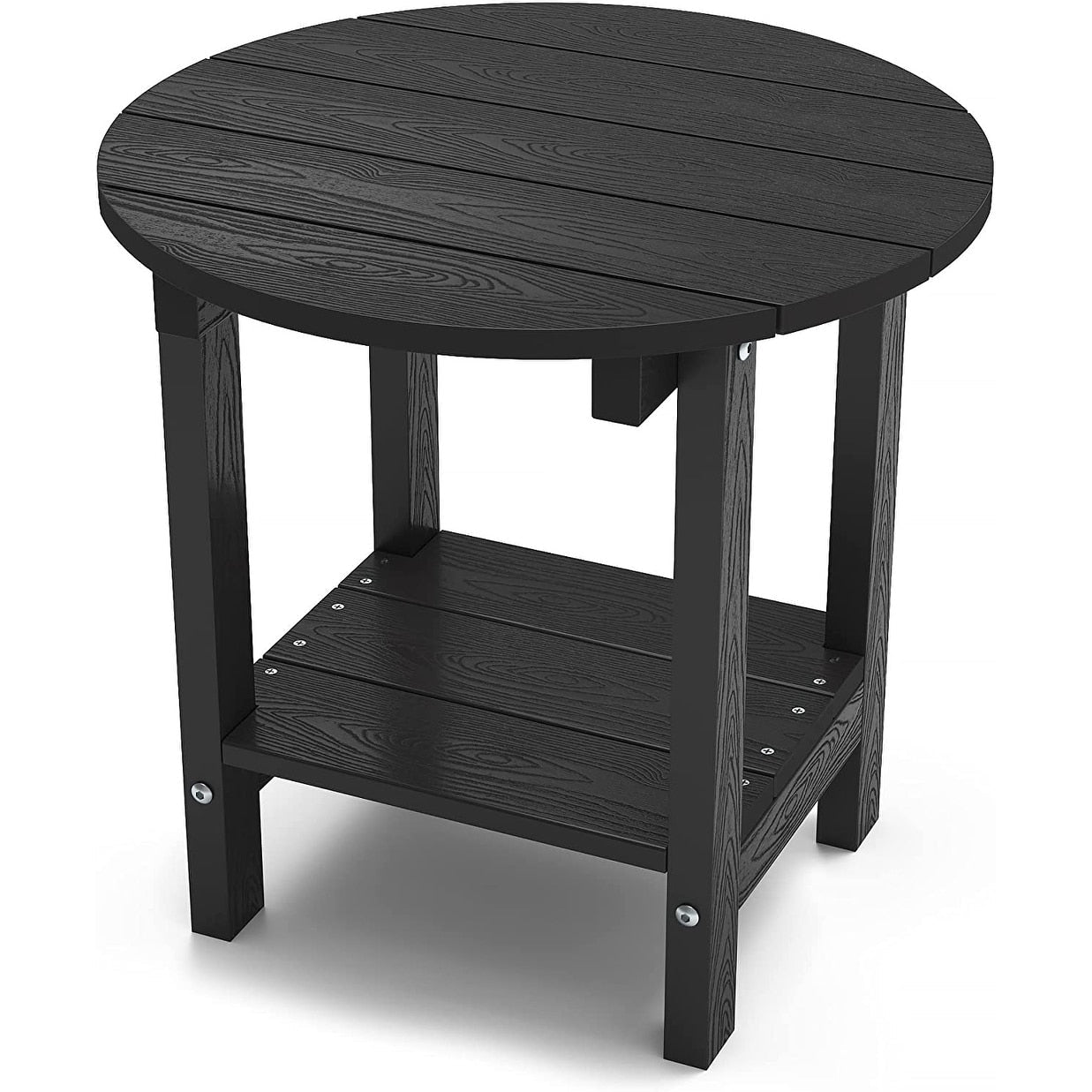 WINSOON Allwetter-Beistelltische für den Außenbereich, HIPS, 2-stufige Adirondack-Tische, 45,7 cm