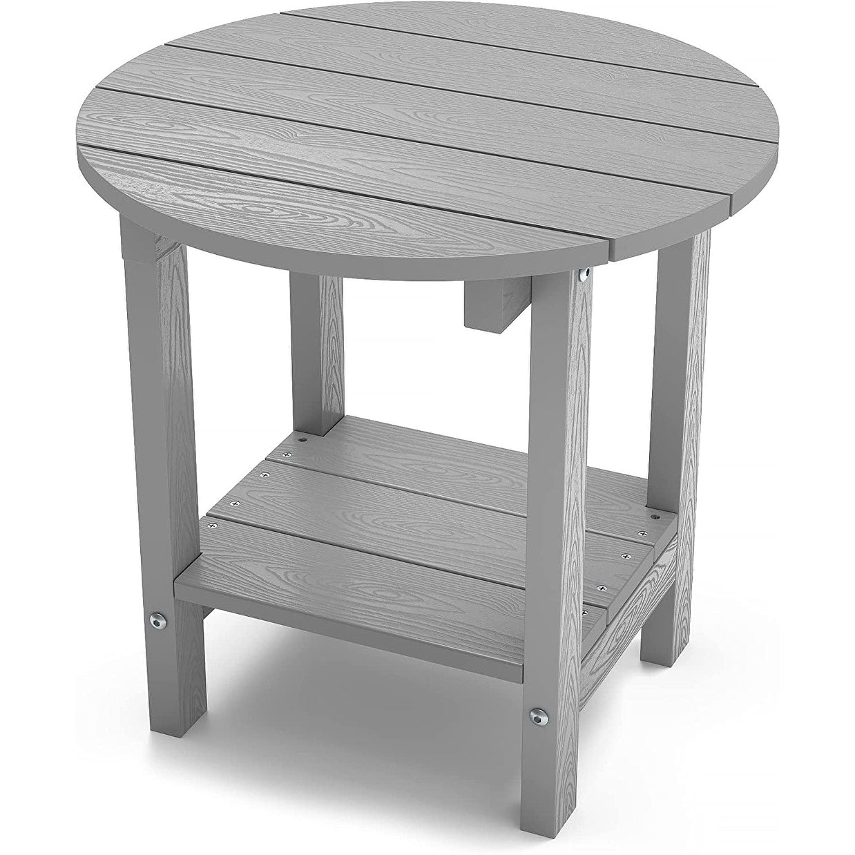 WINSOON Allwetter-Beistelltische für den Außenbereich, HIPS, 2-stufige Adirondack-Tische, 45,7 cm