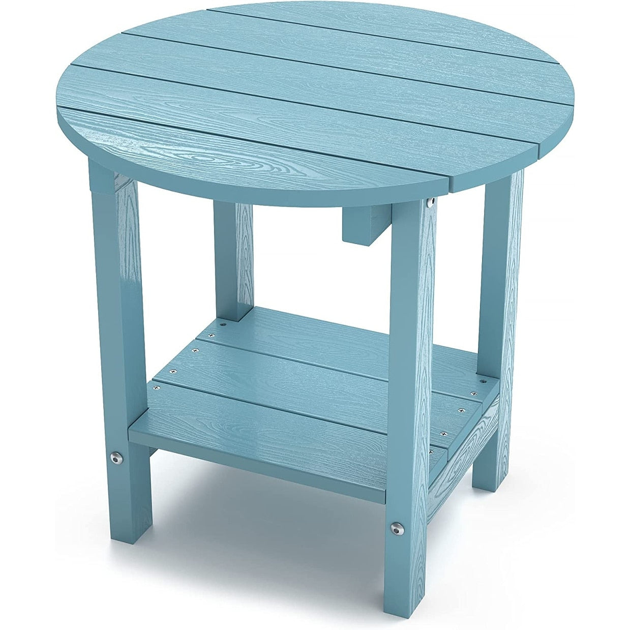 WINSOON Allwetter-Beistelltische für den Außenbereich, HIPS, 2-stufige Adirondack-Tische, 45,7 cm