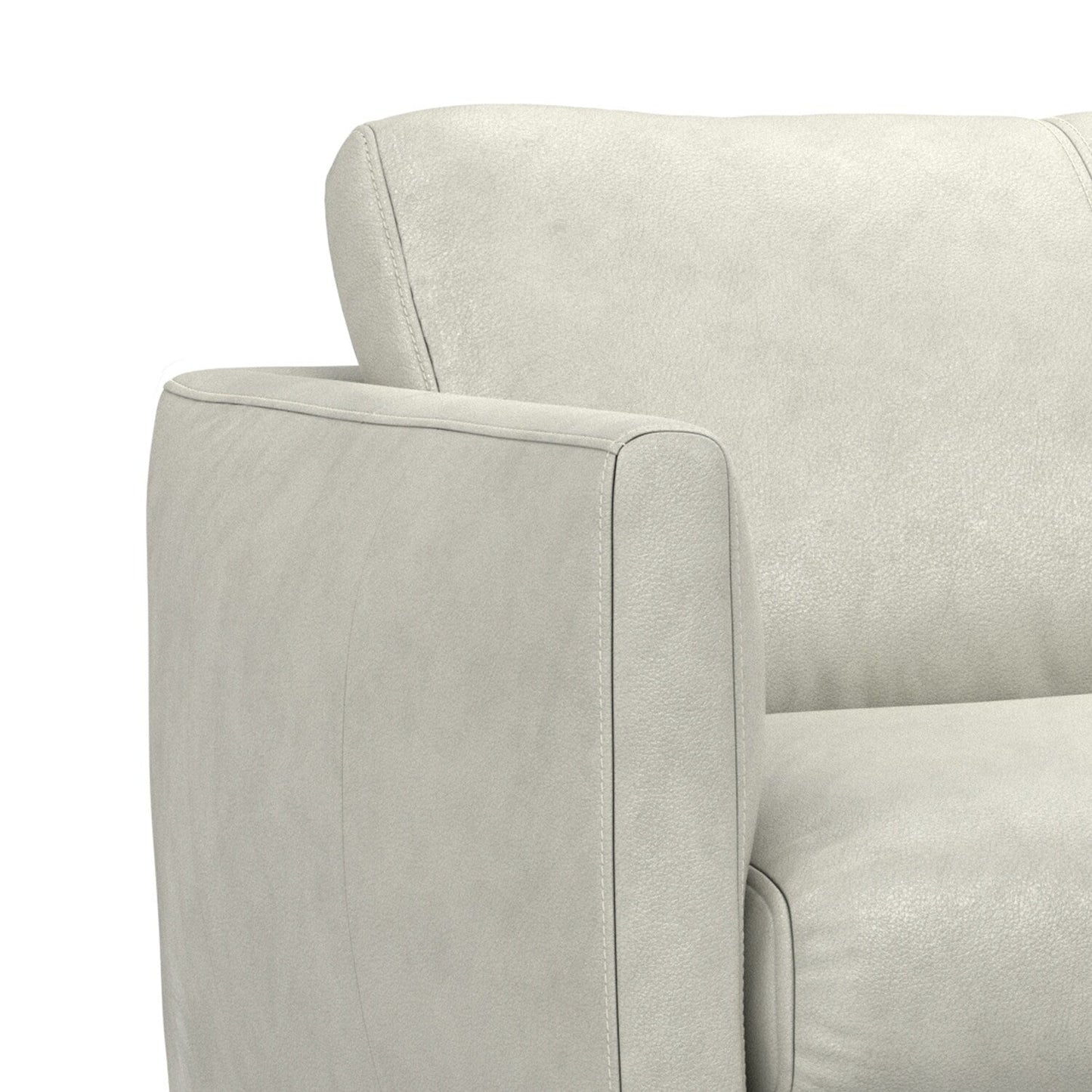 WYNDENHALL Danbury Modern Mid-Century 81 Wide Sofa in Genuine Leather