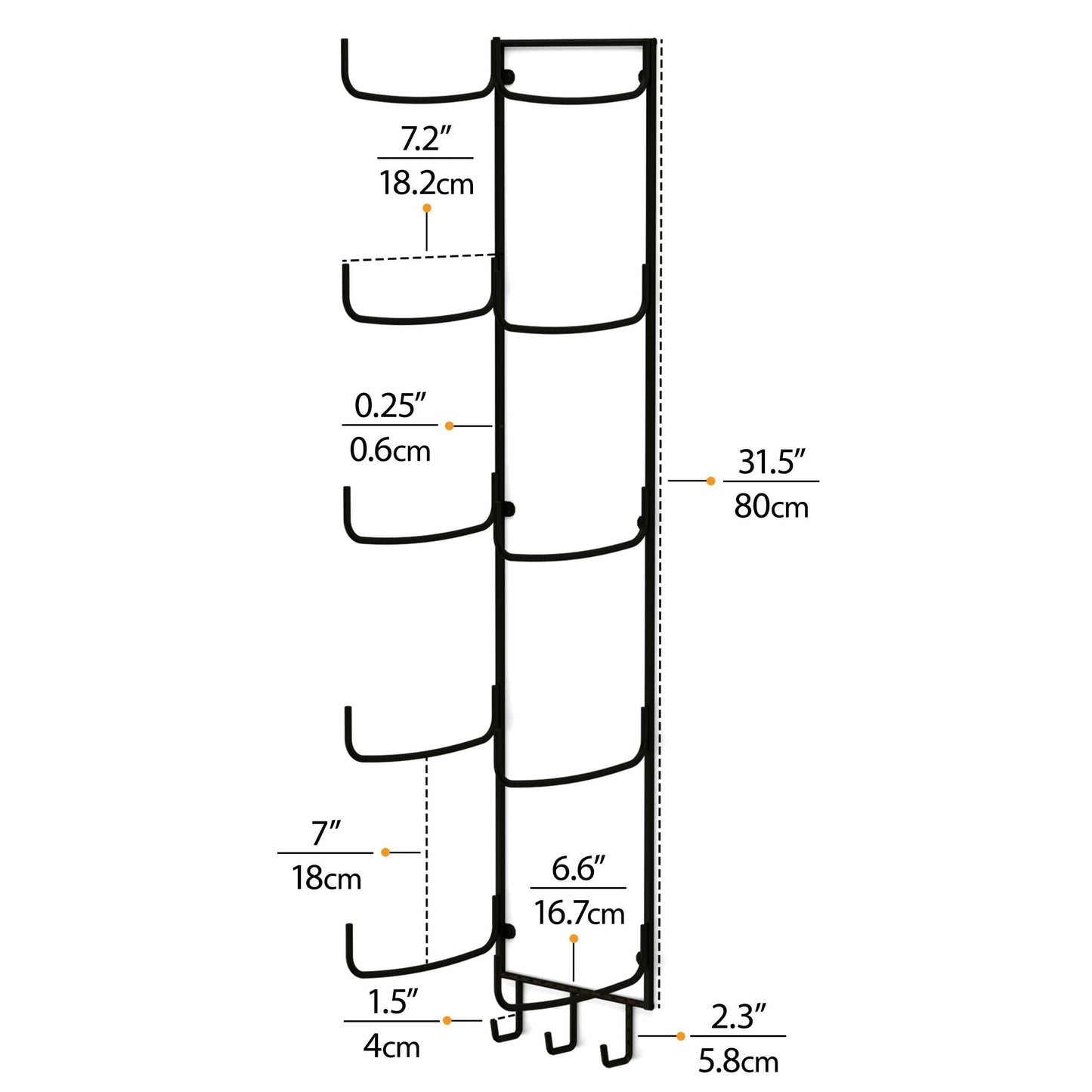 Wallniture Boto Handtuchhalter, rustikale Wanddekoration, Badezimmer-Organizer