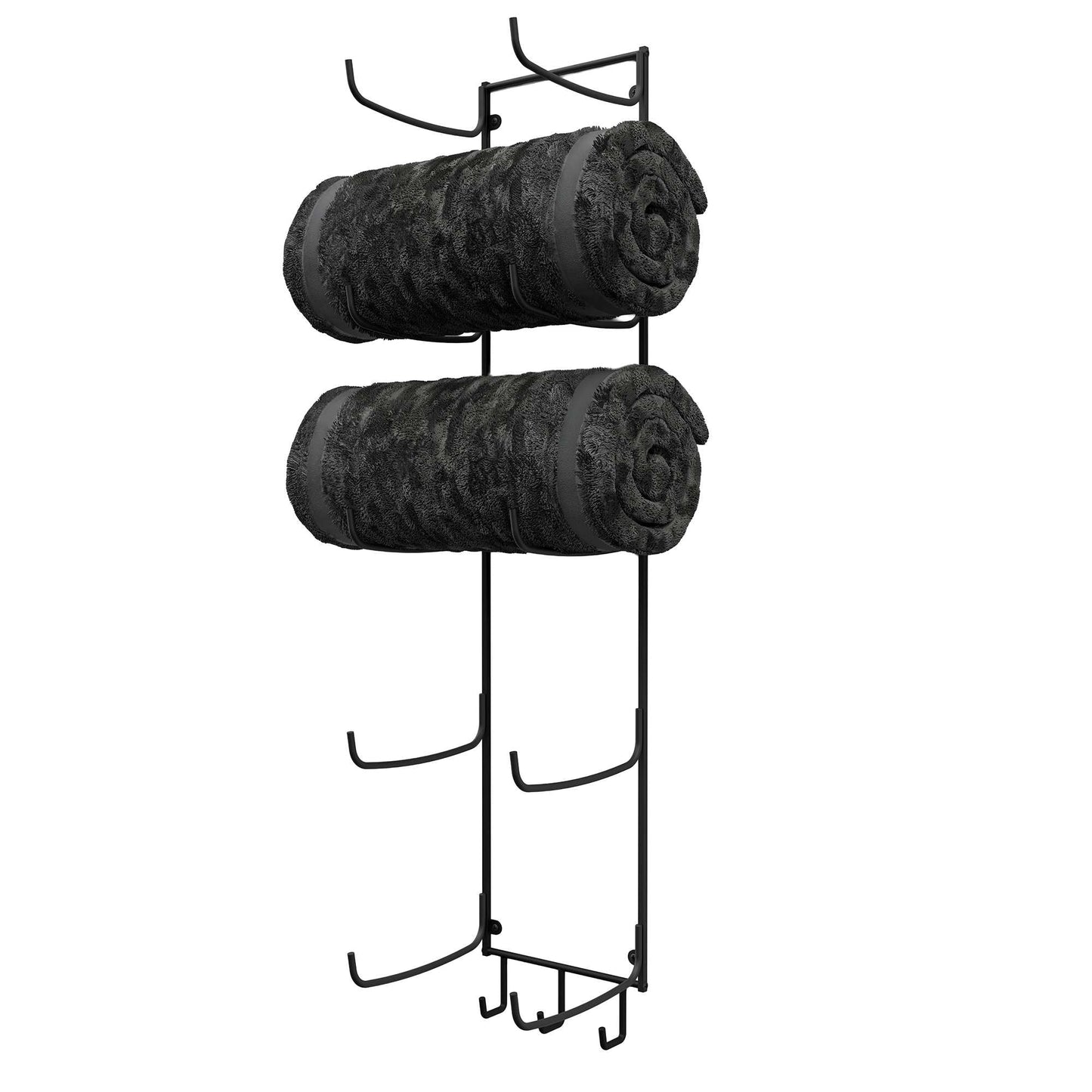 Wallniture Boto Handtuchhalter, rustikale Wanddekoration, Badezimmer-Organizer