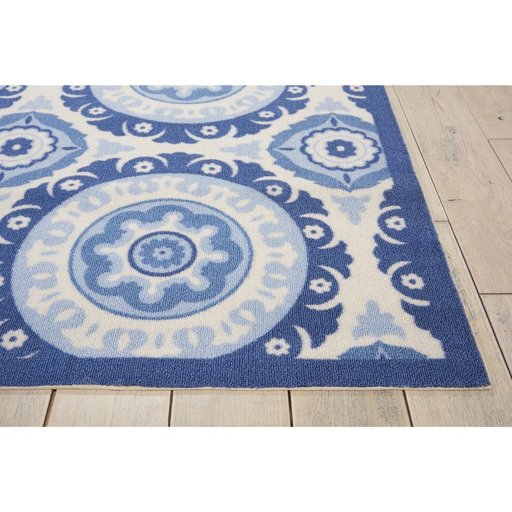 Waverly Sun N' Shade Indoor Outdoor Boho Medallion Area Teppich