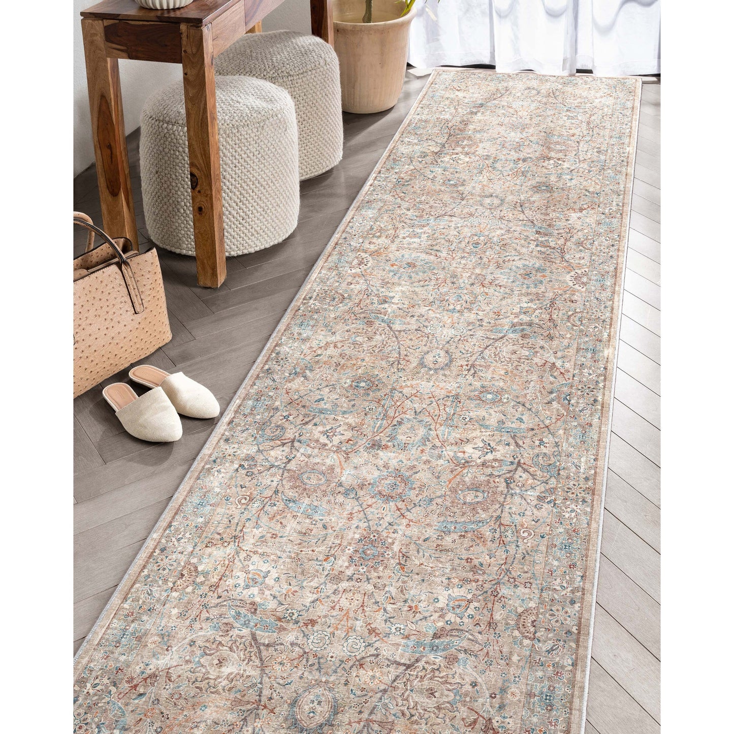 Well Woven Asha Vintage Emilia Flachgewebe-Teppich