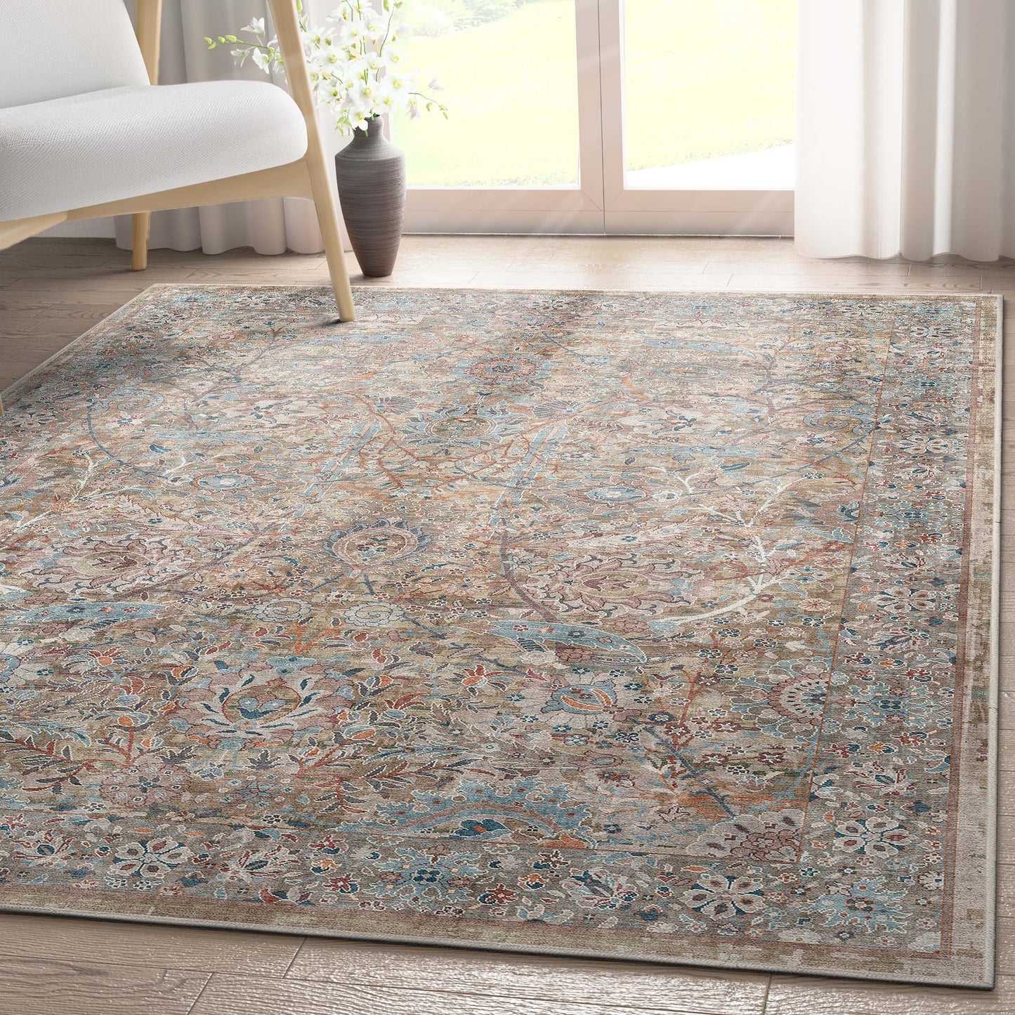 Well Woven Asha Vintage Emilia Flachgewebe-Teppich