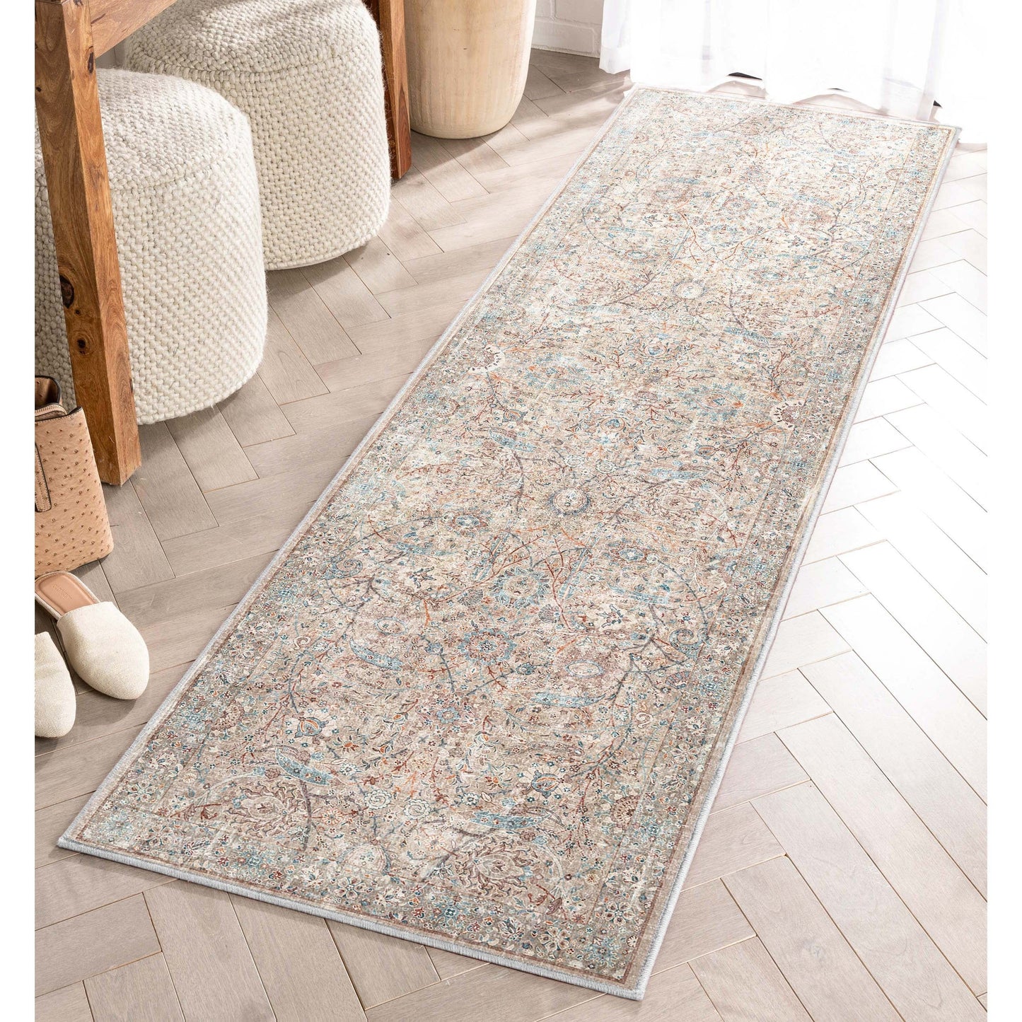 Well Woven Asha Vintage Emilia Flachgewebe-Teppich