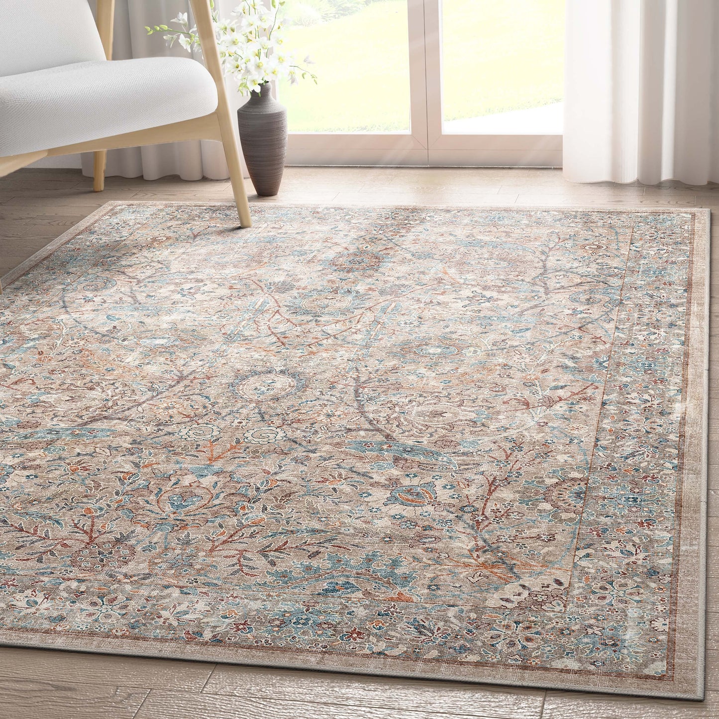 Well Woven Asha Vintage Emilia Flachgewebe-Teppich