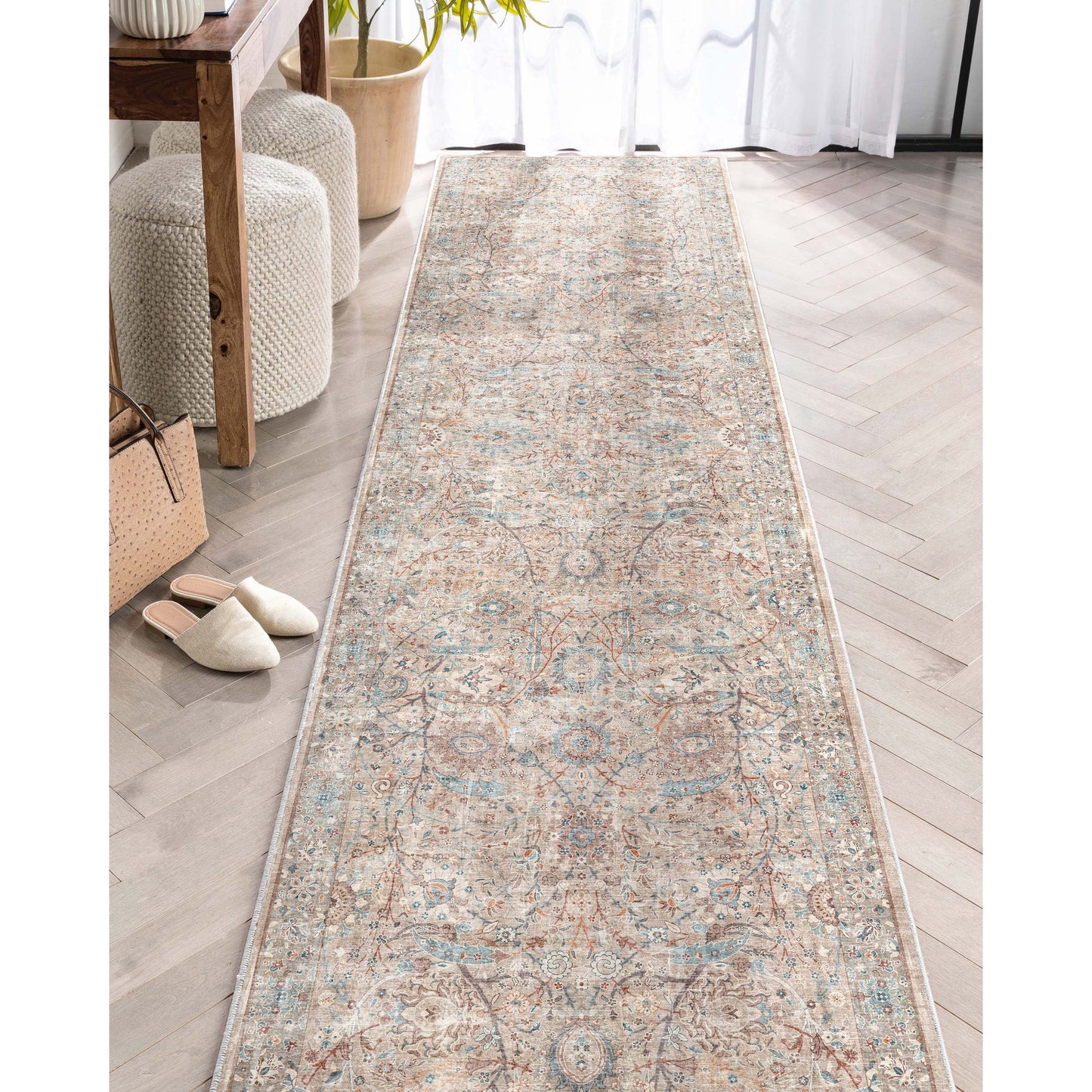 Well Woven Asha Vintage Emilia Flachgewebe-Teppich