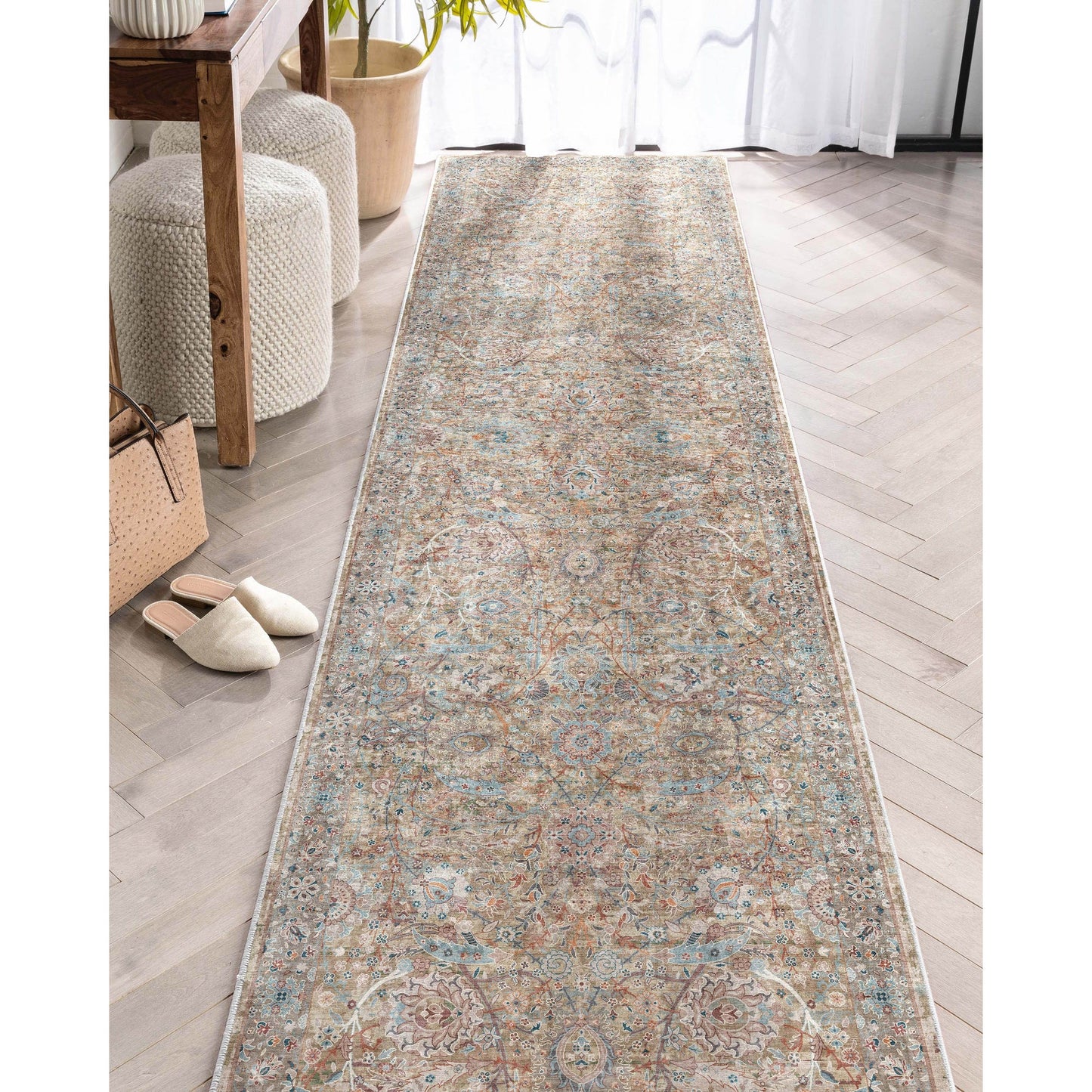 Well Woven Asha Vintage Emilia Flachgewebe-Teppich