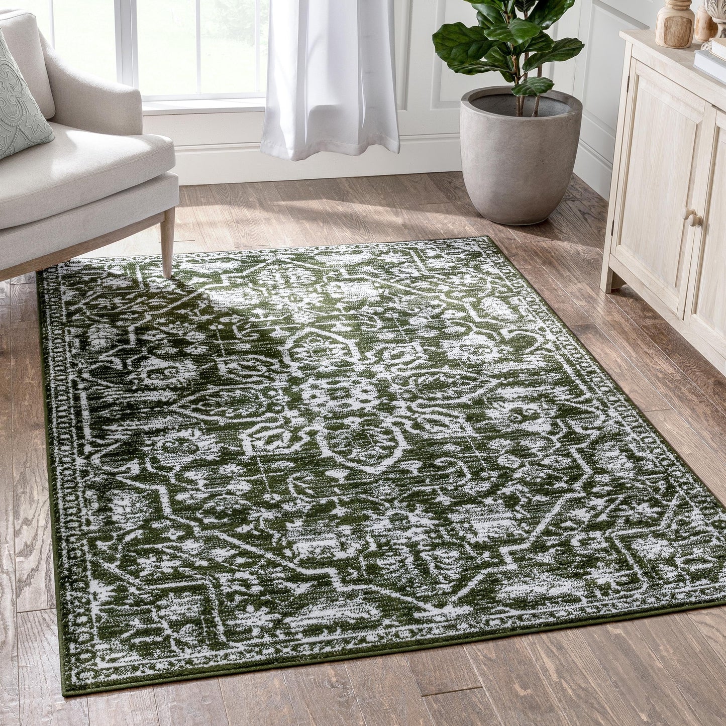 Well Woven Dazzle Disa Vintage Bohemian Oriental Floral Area Teppich