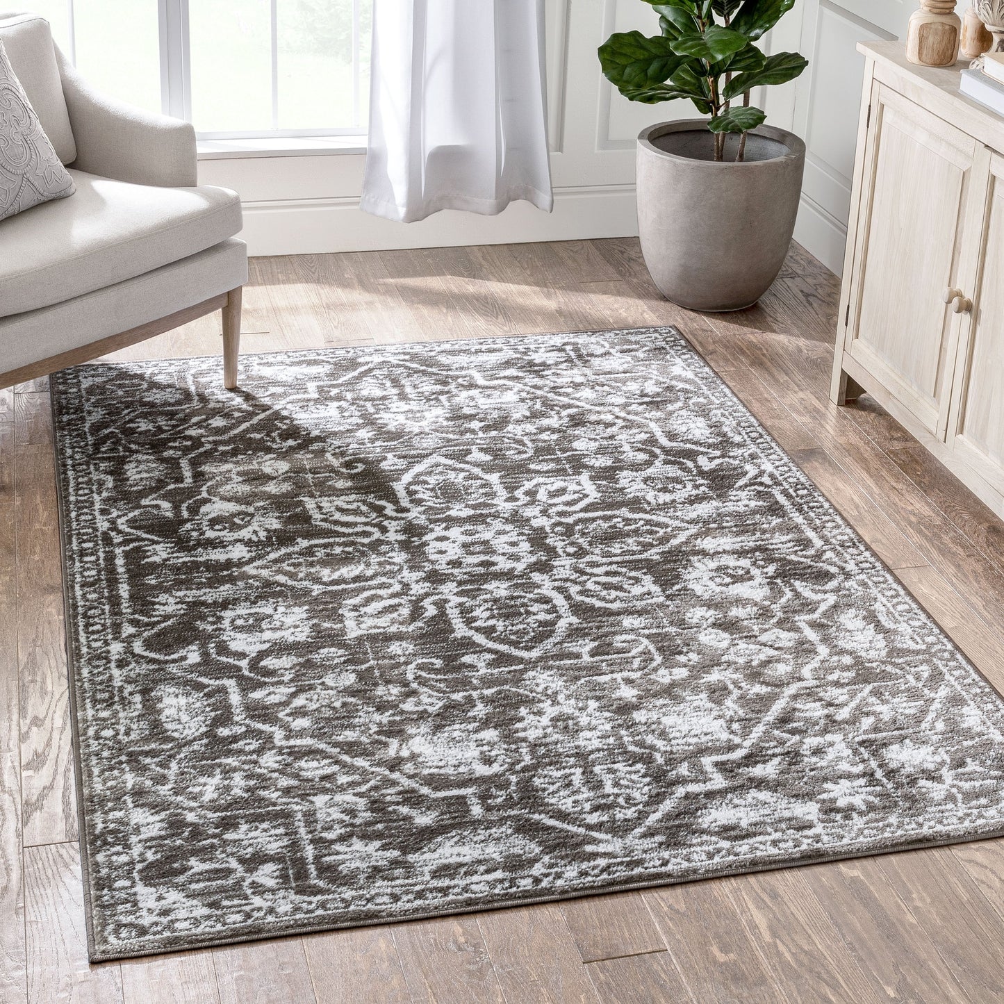 Well Woven Dazzle Disa Vintage Bohemian Oriental Floral Area Teppich