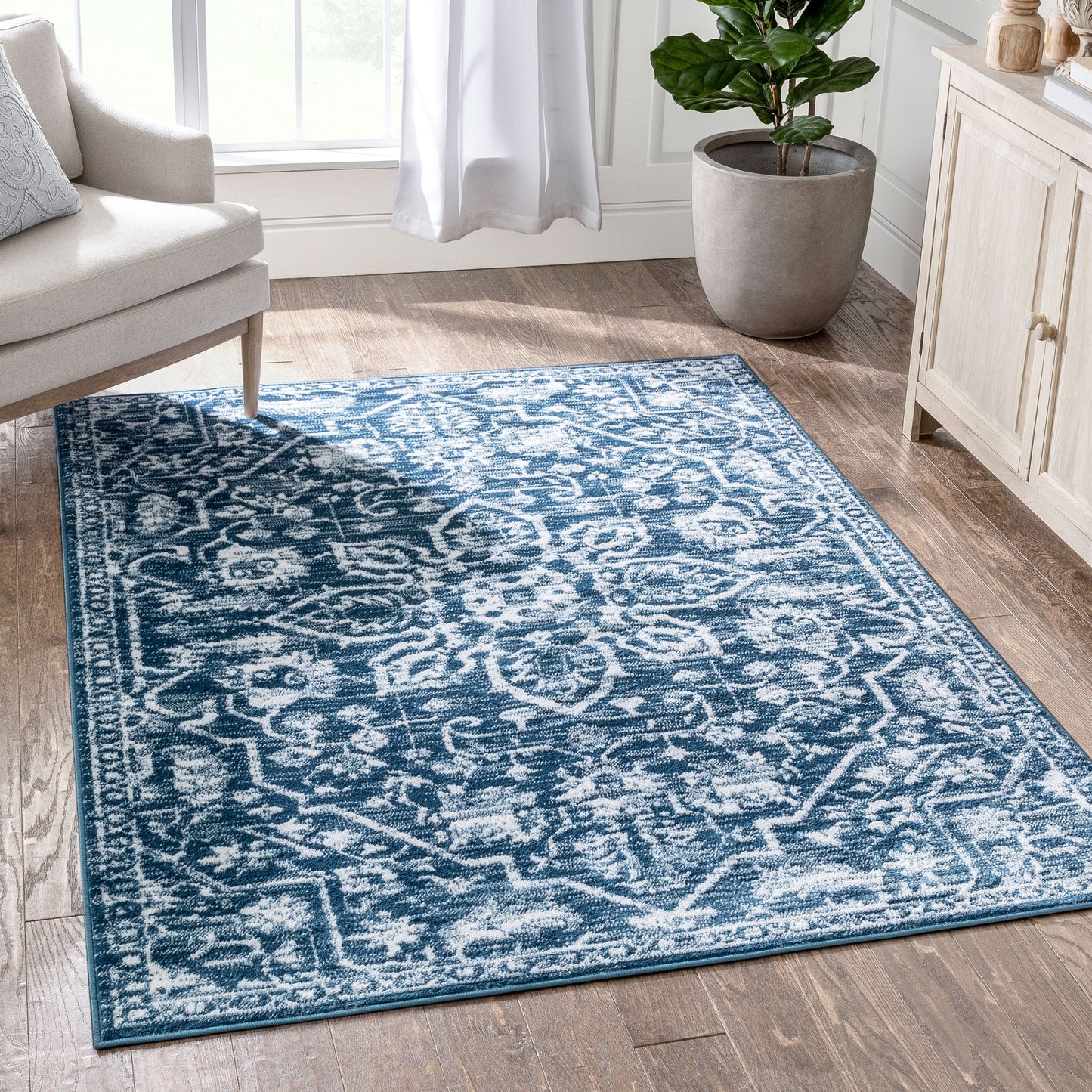 Well Woven Dazzle Disa Vintage Bohemian Oriental Floral Area Teppich