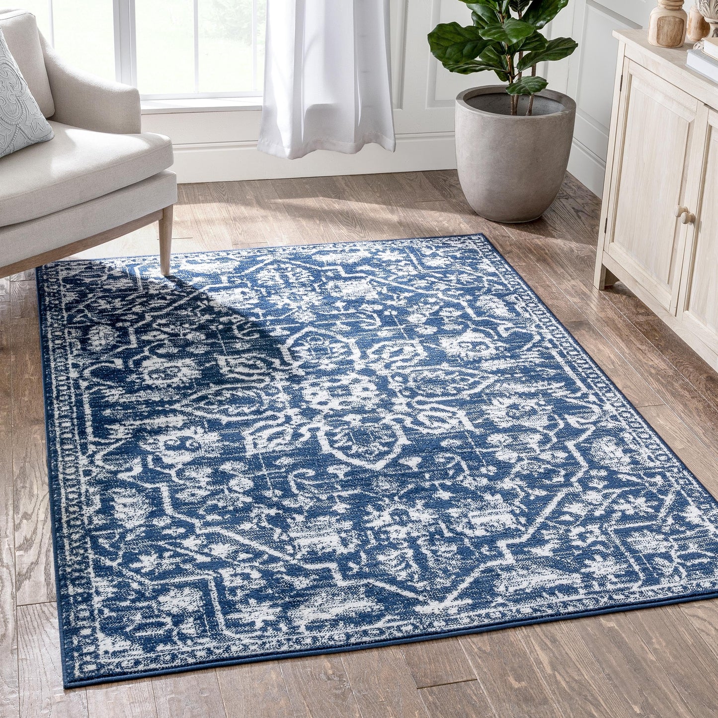 Well Woven Dazzle Disa Vintage Bohemian Oriental Floral Area Teppich