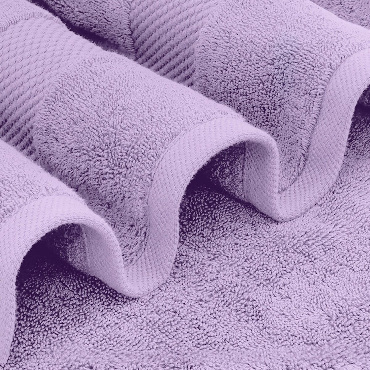 Weißes klassisches Luxus-Badetuch aus Baumwolle in Übergröße, 35 x 70 cm, 2er-Set