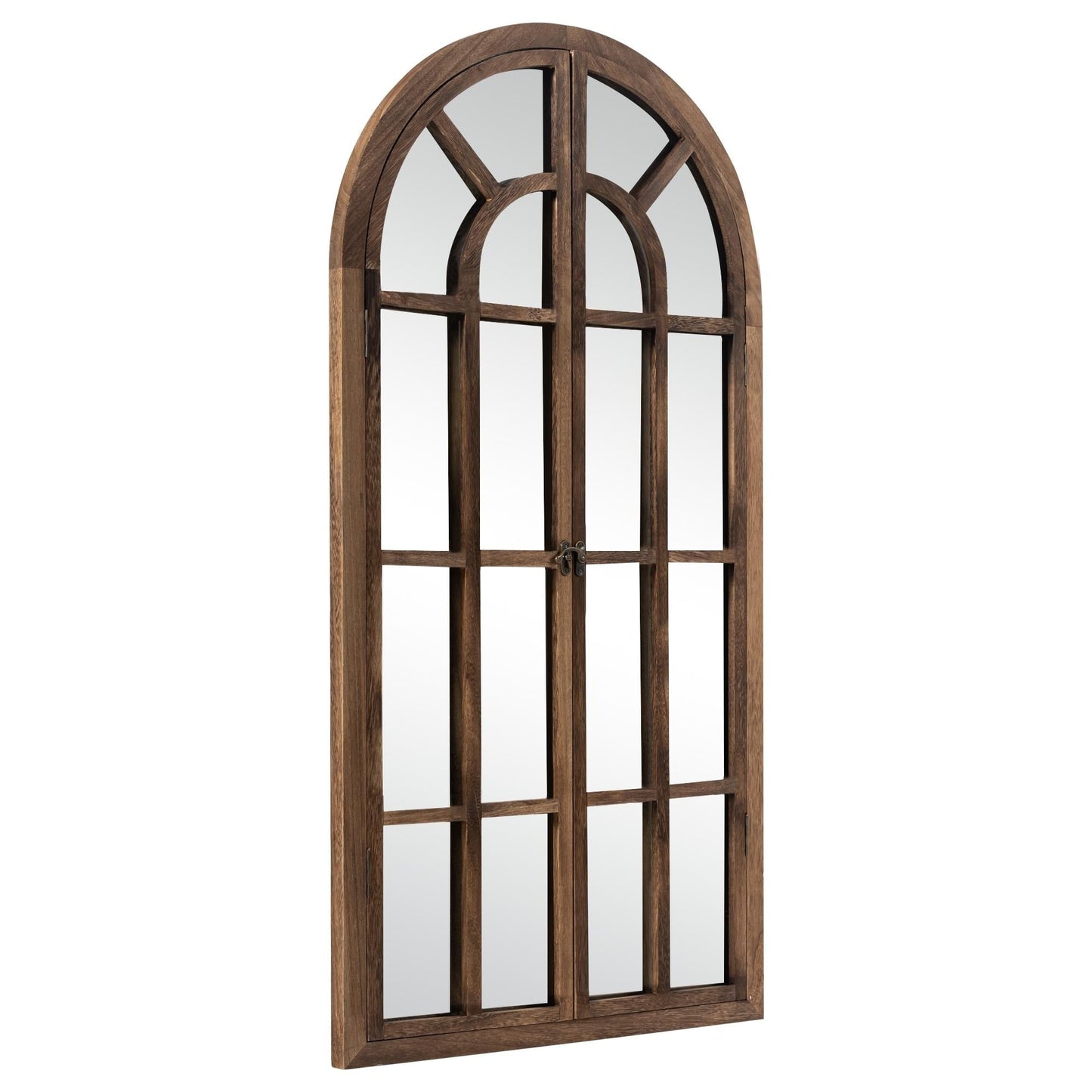 Fensterspiegel, gewölbter Holzspiegel, 180 cm lang x 78 cm breit