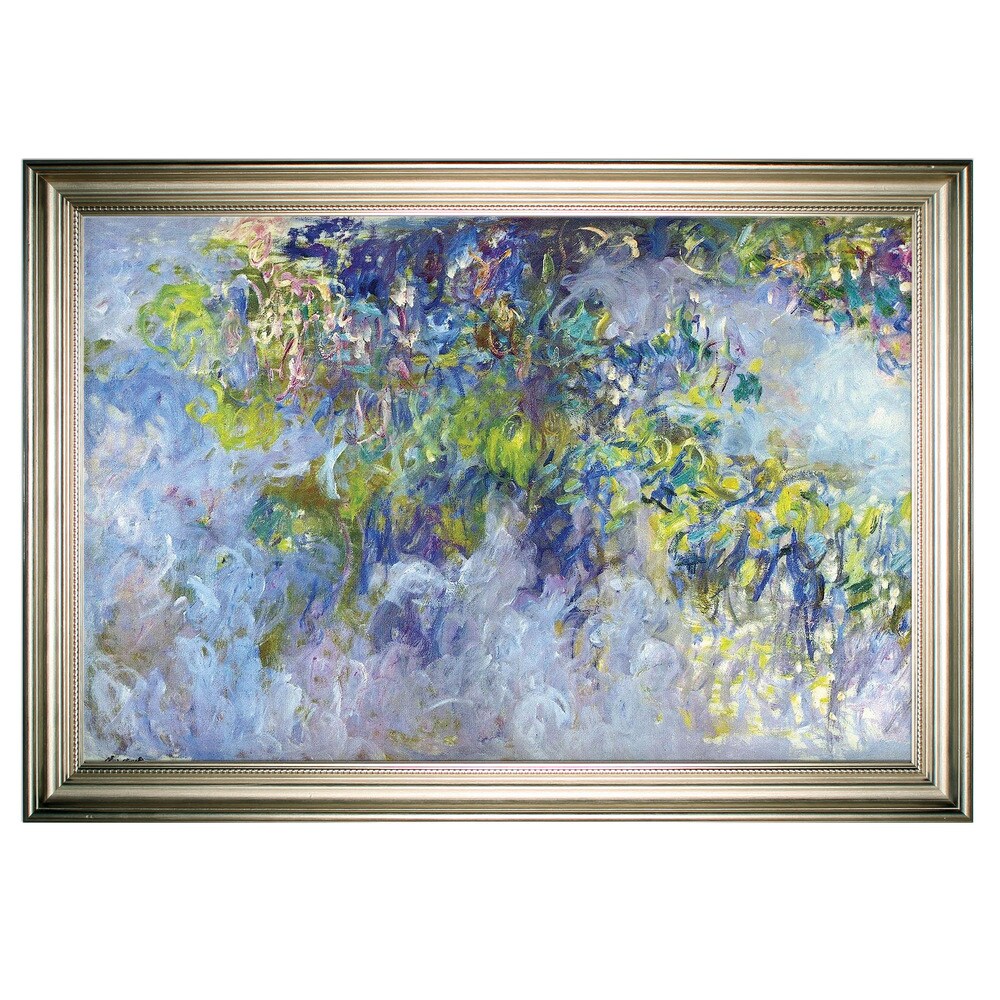 Glyzinien - Claude Monet - Silberrahmen