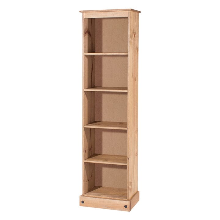 Hohes, schmales Bücherregal aus Holz, Corona-Kollektion | Furniture Dash