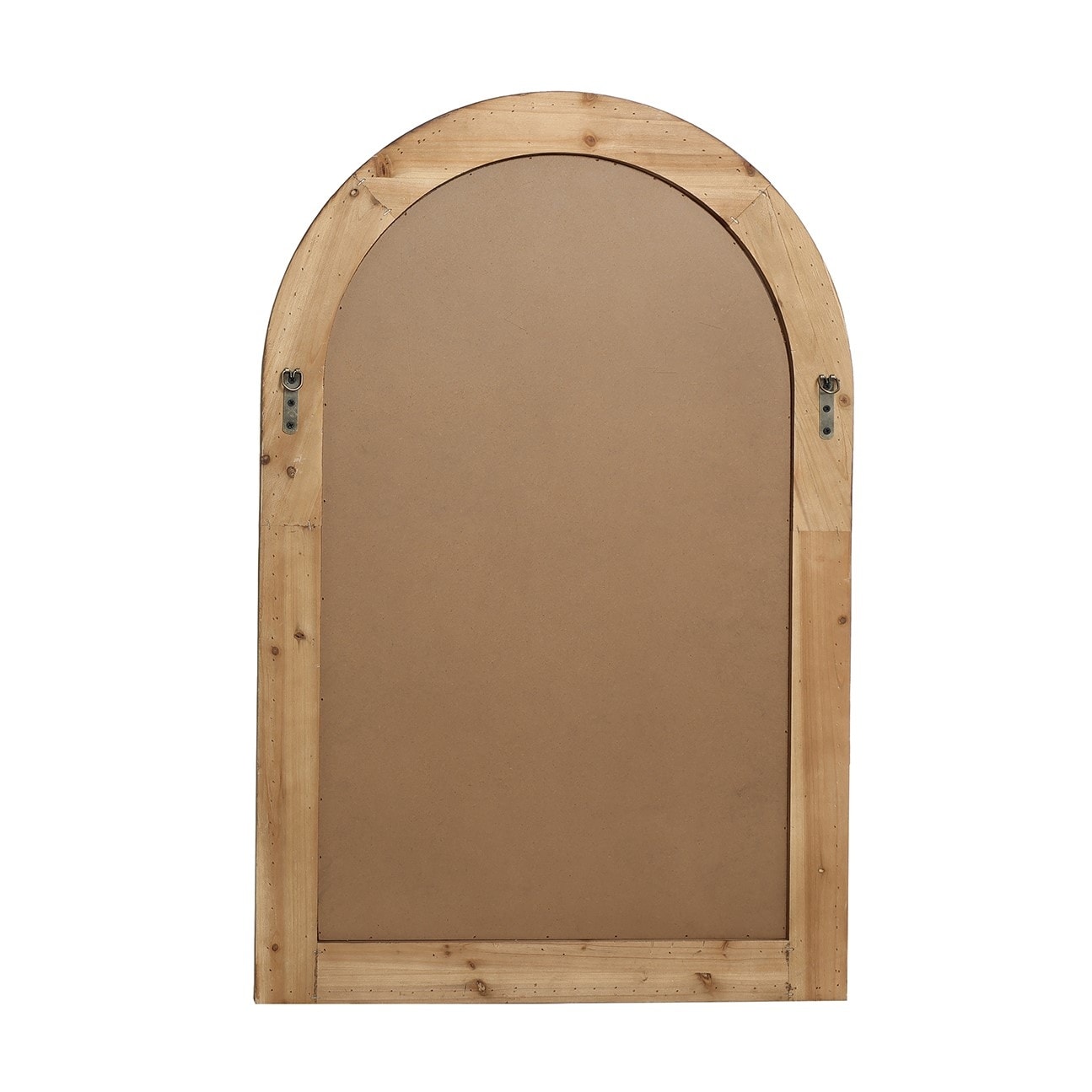 Wandspiegel mit Bogenfenster und Holzrahmen, Badezimmer-Wandspiegel – 39,25 H x 25,87 B x 1,5 T