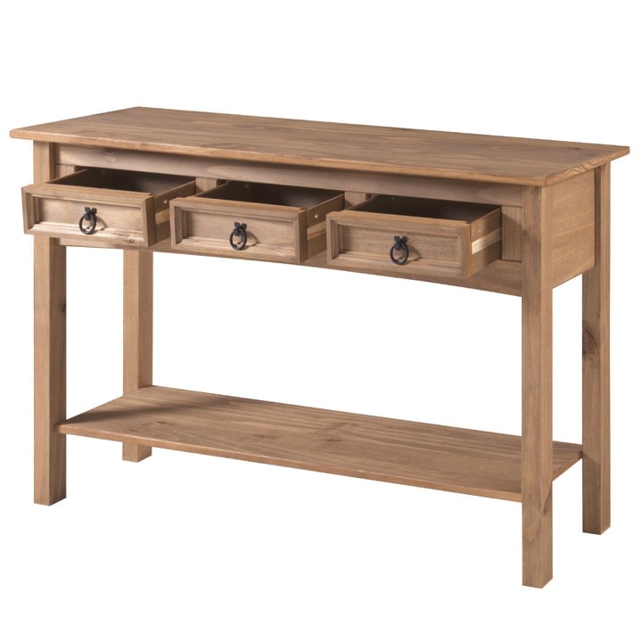 Flurtischkonsole aus Holz mit 3 Schubladen Corona | Furniture Dash – N/A