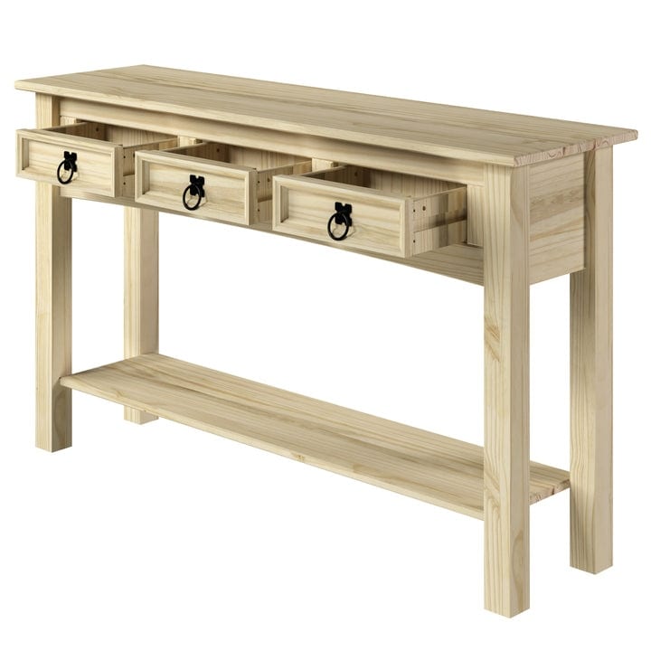 Flurtischkonsole aus Holz mit 3 Schubladen Corona | Furniture Dash – N/A
