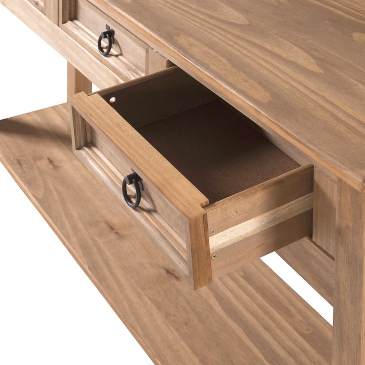 Flurtischkonsole aus Holz mit 3 Schubladen Corona | Furniture Dash – N/A