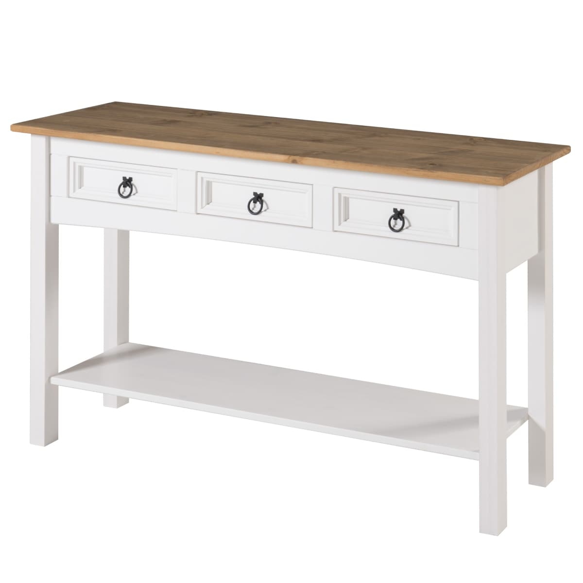 Flurtischkonsole aus Holz mit 3 Schubladen Corona | Furniture Dash – N/A