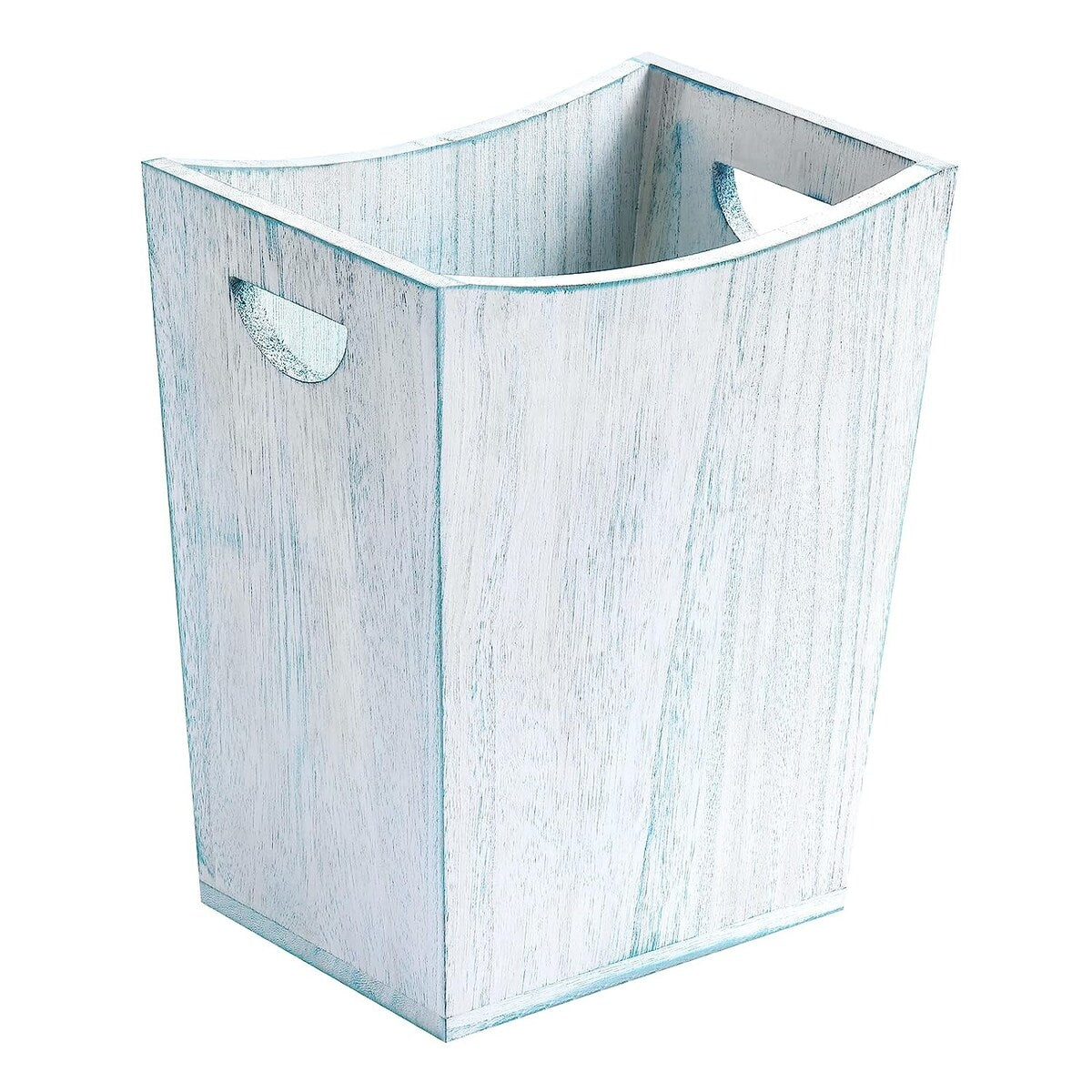 Holz-Mülleimer, rustikaler Papierkorb im Bauernhausstil