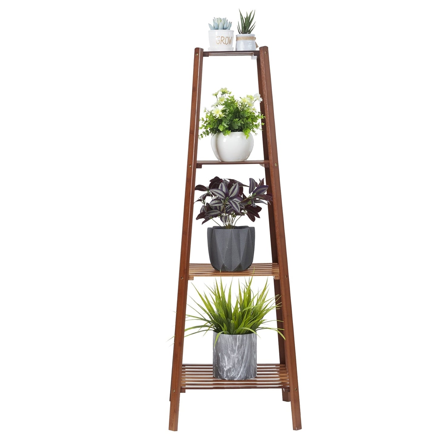 Holz Blumenständer Pflanzenrahmen Balkon Mehrstöckige Topfregale