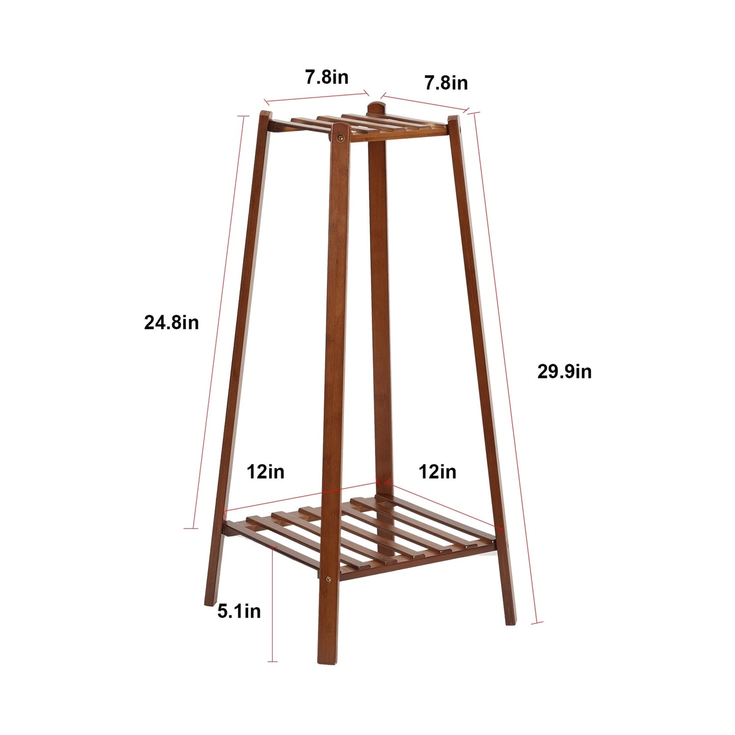 Holz Blumenständer Pflanzenrahmen Balkon Mehrstöckige Topfregale
