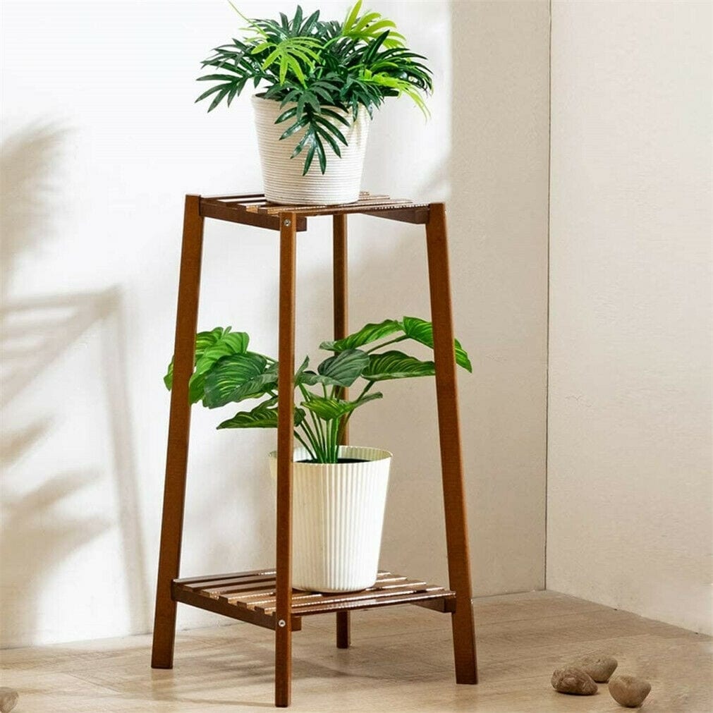 Holz Blumenständer Pflanzenrahmen Balkon Mehrstöckige Topfregale