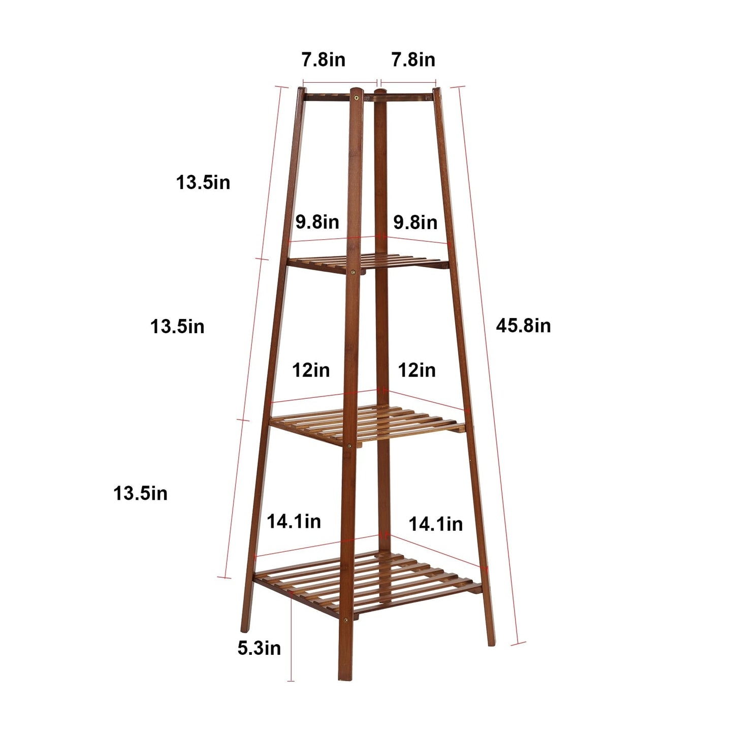 Holz Blumenständer Pflanzenrahmen Balkon Mehrstöckige Topfregale