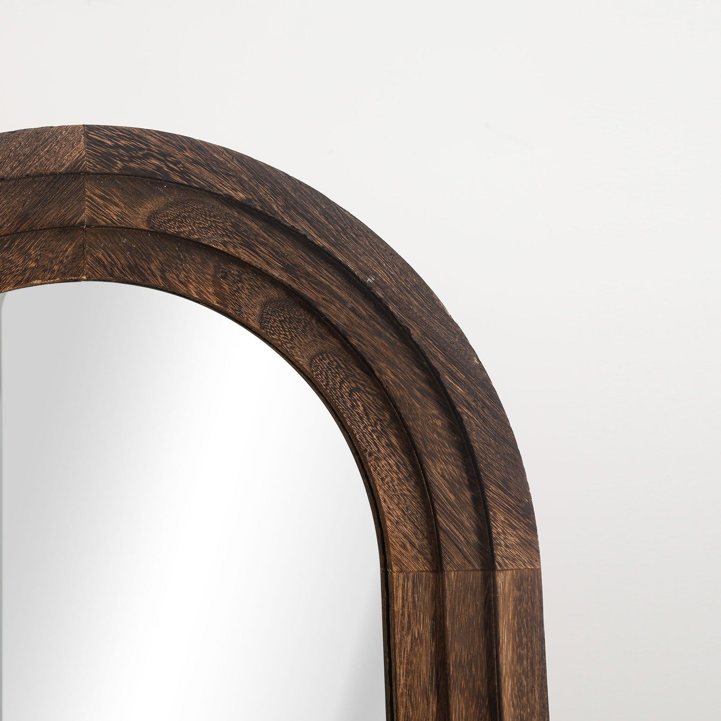 Wandspiegel im Leiterstil mit Holzrahmen - 64*21