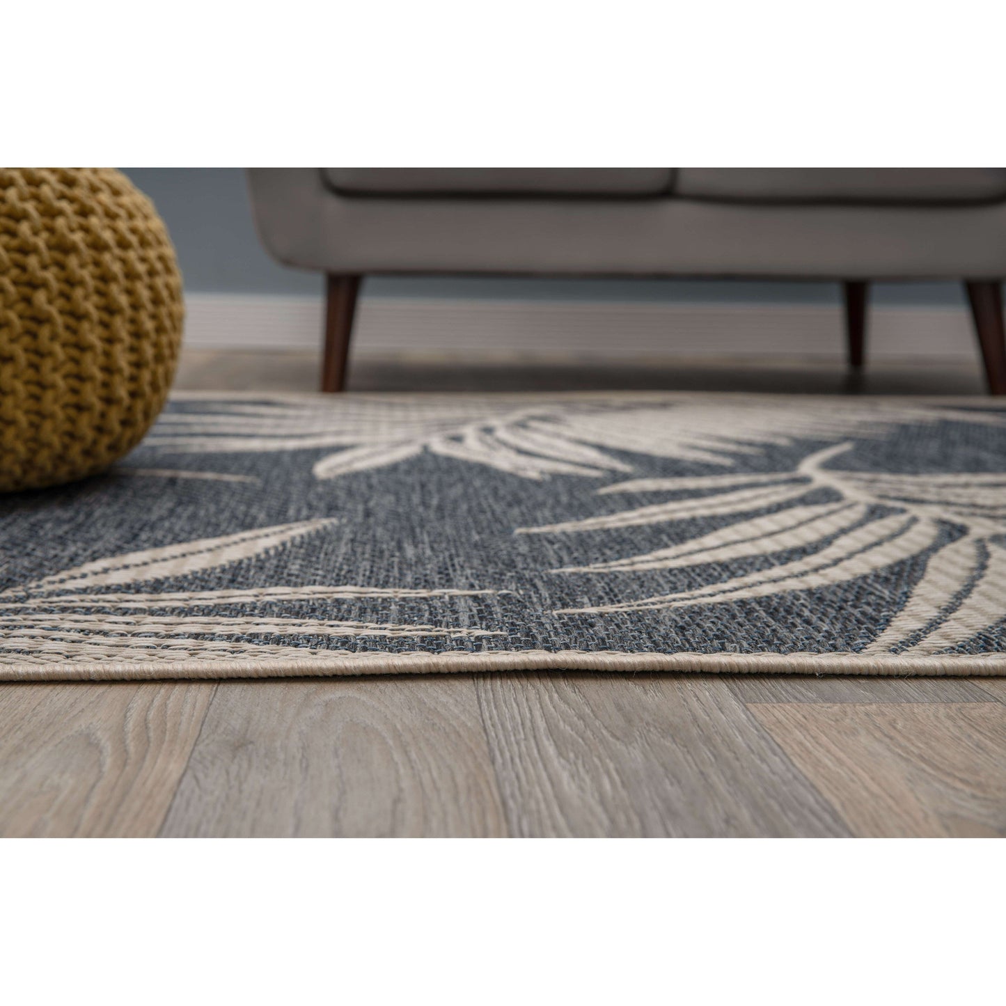 World Rug Gallery – Moderner Teppich für drinnen und draußen mit Blumenmuster