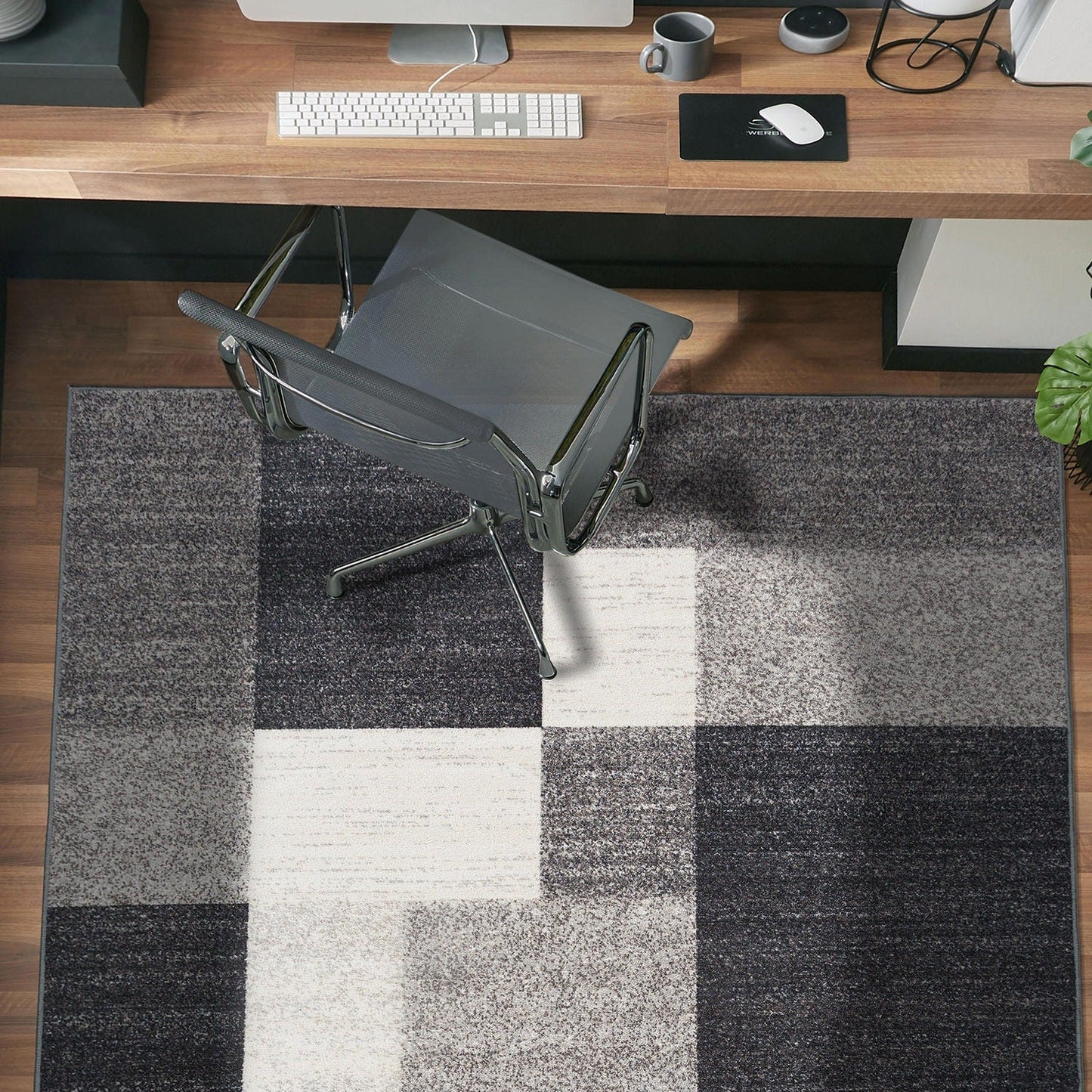 World Rug Gallery Rutschfester Teppich im modernen Boxen-Design